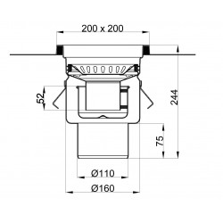 Siphon monobloc TYPE 767