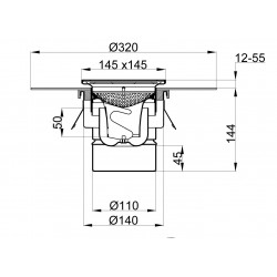 Siphon télescopique TYPE 350