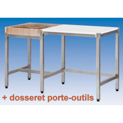 Combiné de découpe adossé - BOIS + POLY