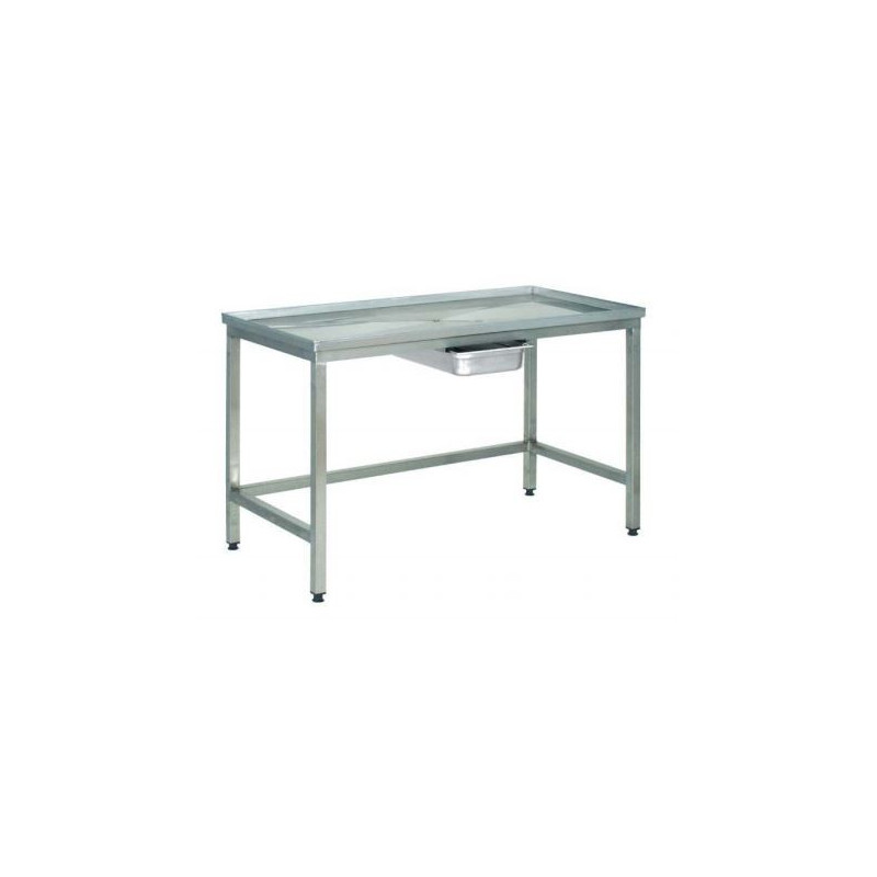 Table inox de Poussage