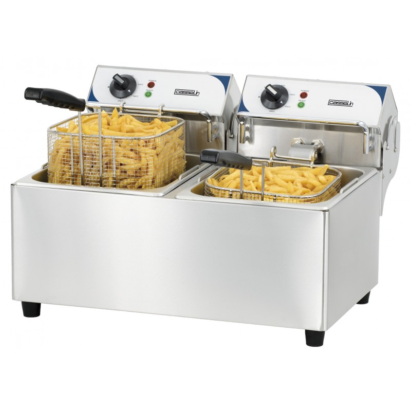 Friteuse électrique 2 x 7 litres