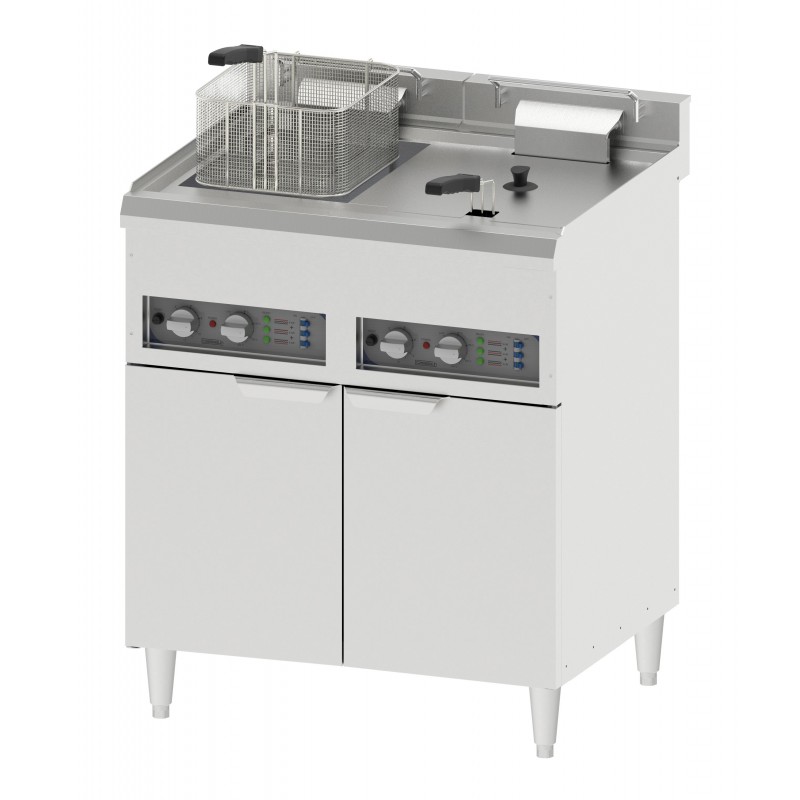 Friteuse Électrique Sur Pieds 2 X 16 Litres Friteuse Électrique Sur Pieds 2 X 16 Litres