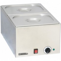 Bain-marie avec 2 x GN 1/2