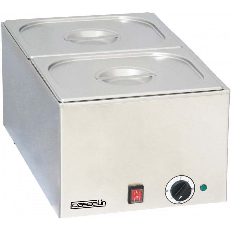 Bain-marie avec 2 x GN 1/2