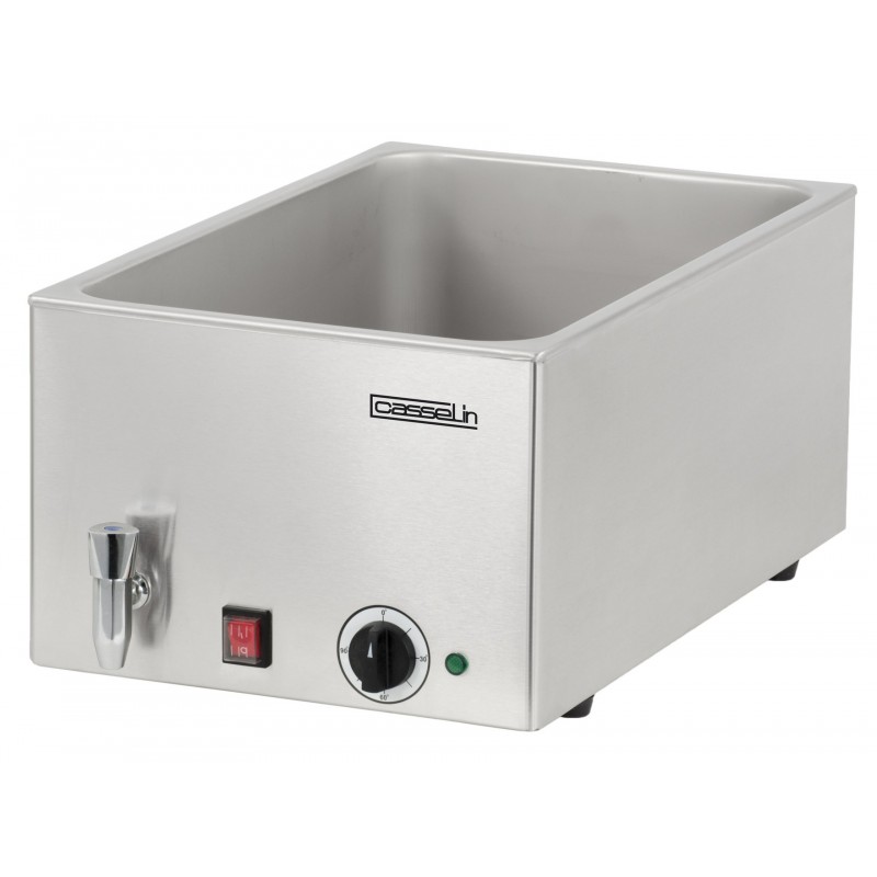 Bain-marie avec robinet de vidange GN 1/1