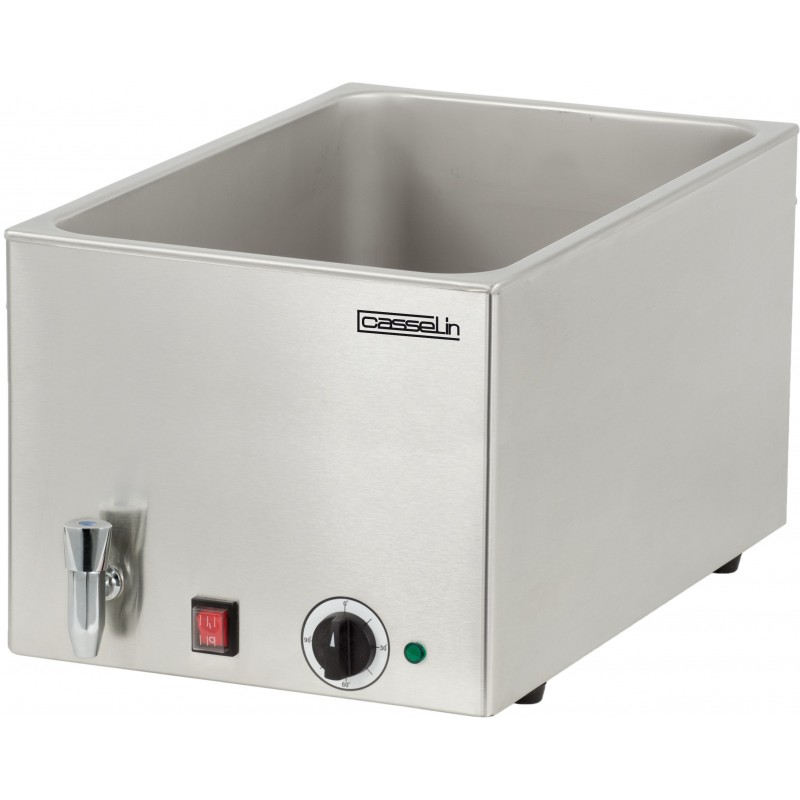 Bain-marie avec robinet de vidange GN 1/1 - 200 mm