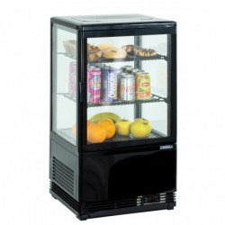 Mini vitrine réfrigérée positive 58 L Noire