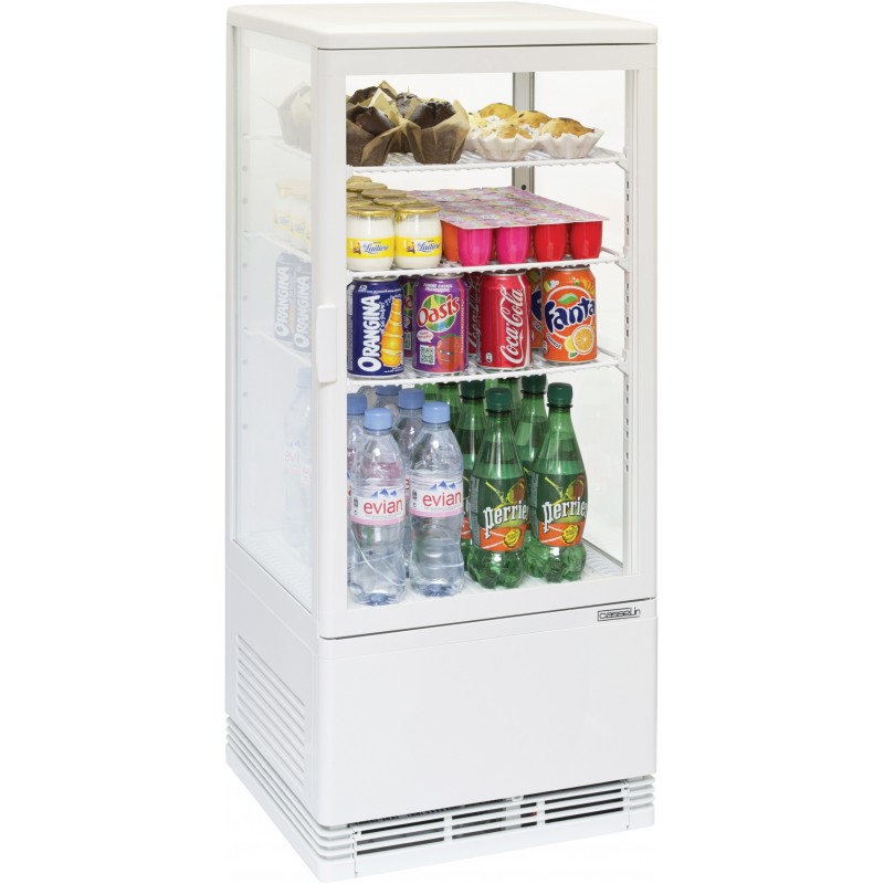 Mini vitrine réfrigérée positive 78L Blanche
