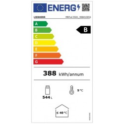 Energie score armoire de stockage - 544 litres - sans serrure LIEBHERR