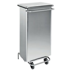 Poubelle inox carénée - Matériel Inox - Mapal