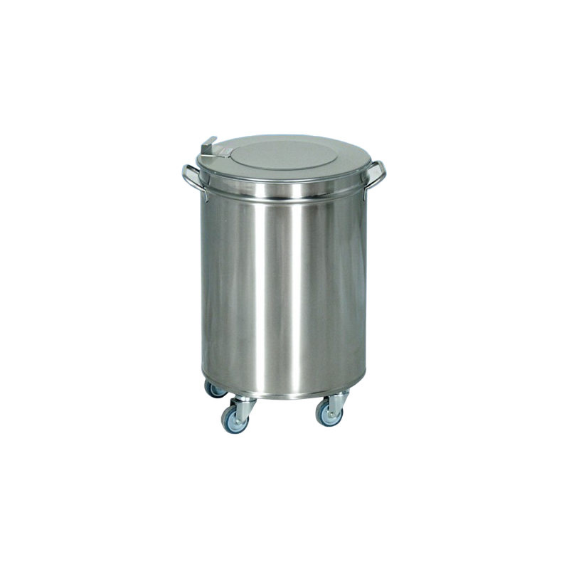 Bacs à déchets Inox à couvercle simple - Matériel Inox - Mapal