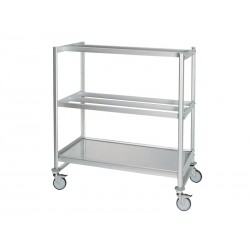 Chariot avec penderie - Matériel inox - boucher