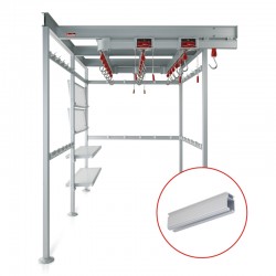 Réseau de rails à viande pour chambre froide - AI GUIDOVIE