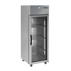 Armoire positive 700 litres porte vitrée GN 2/1
