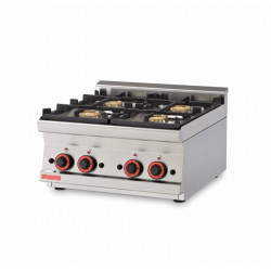 Plan de cuisson professionnel 4 feux - GAZ LOTUS