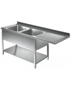 Plonge inox pro, evier inox pro, bac de lavage inox - Matériel inox